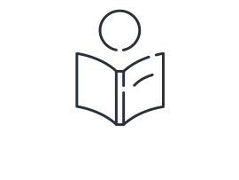 Icon book reading